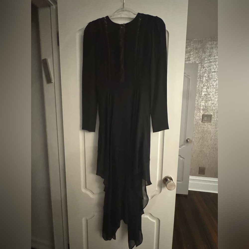 ELIE SAAB BRAND NEW DRESS Elegant Black Long Sleeve Dress - Picture 1 of 11